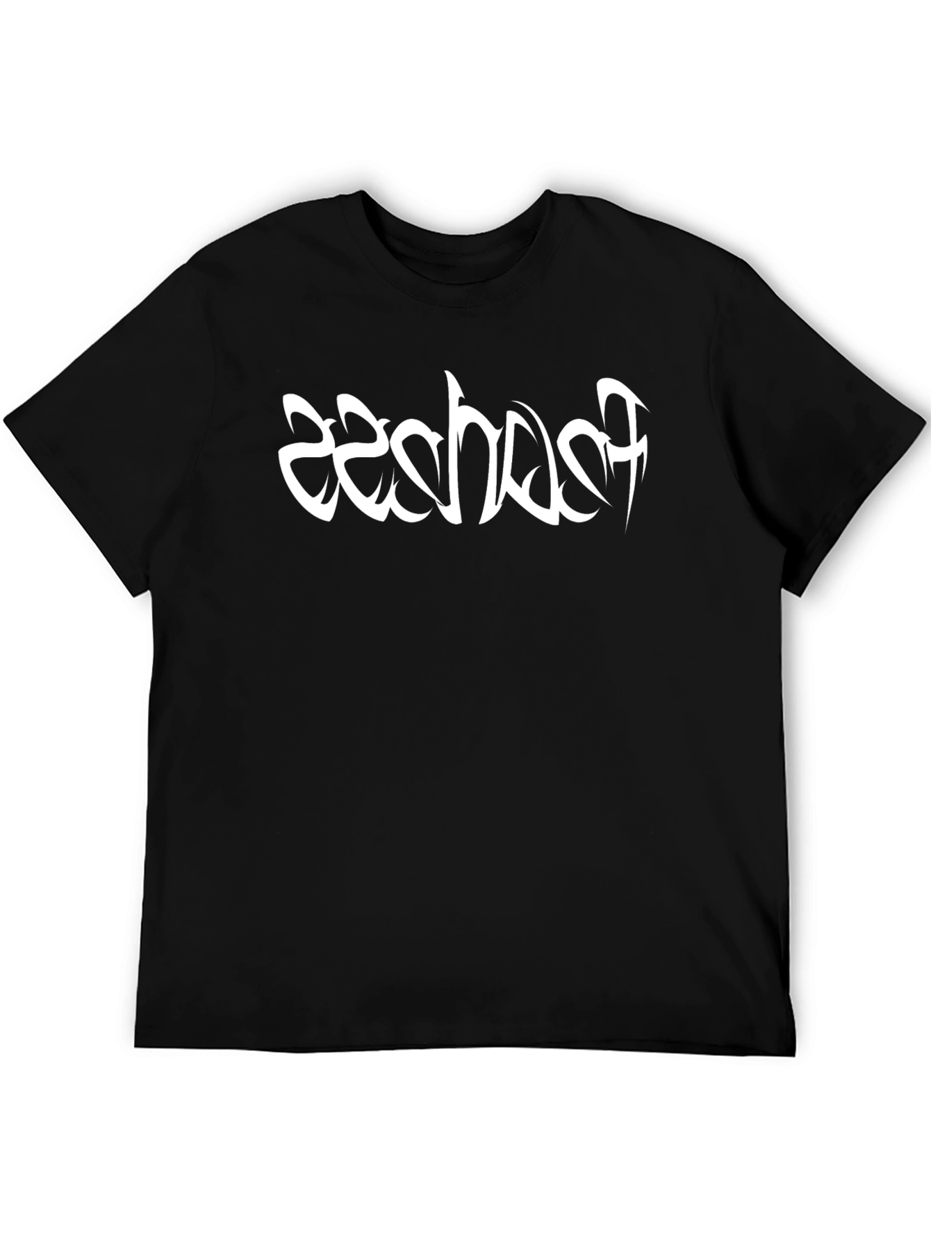 Fearless Black Graphic T-Shirt