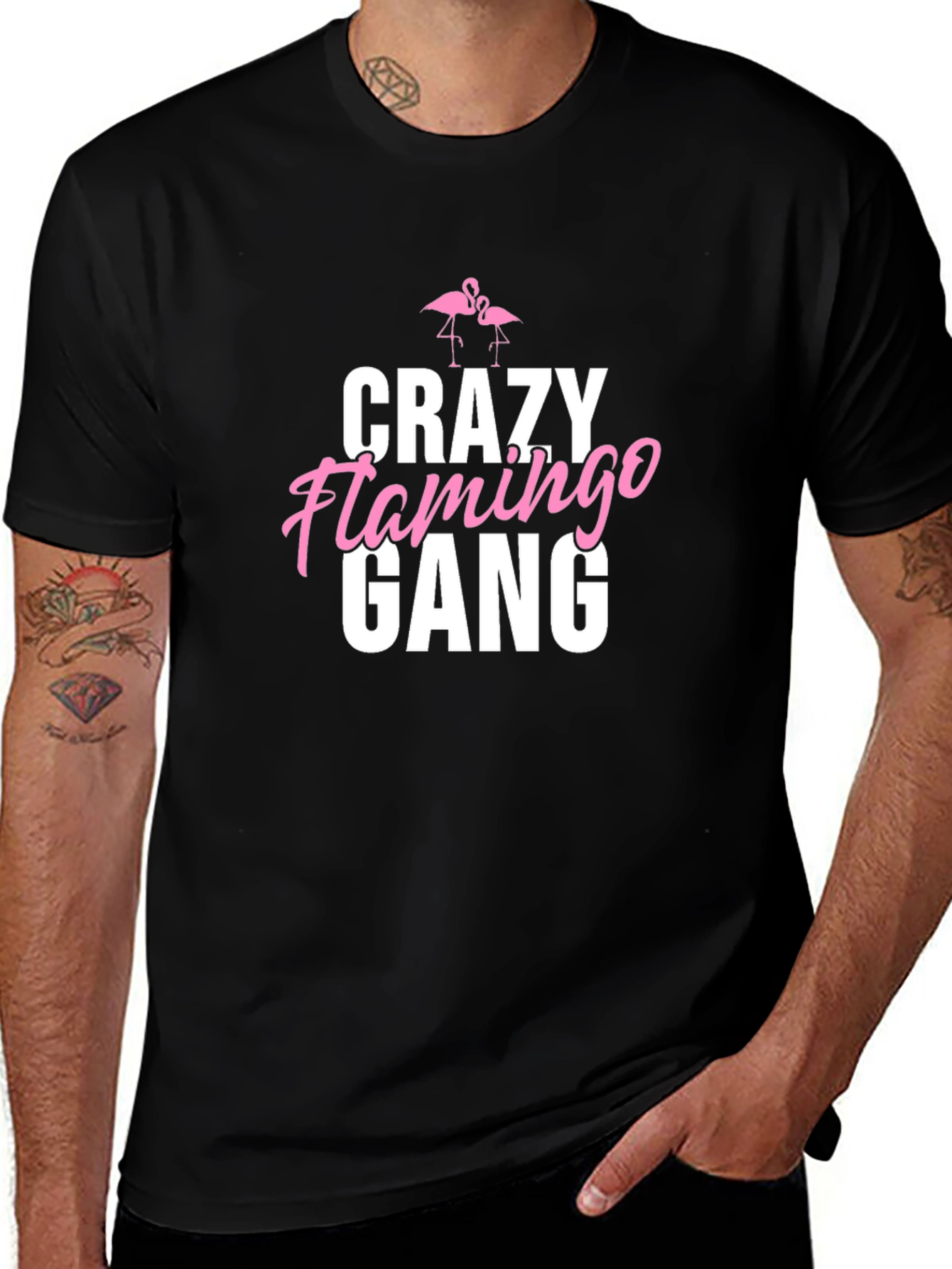 Crazy Flamingo Gang T-Shirt