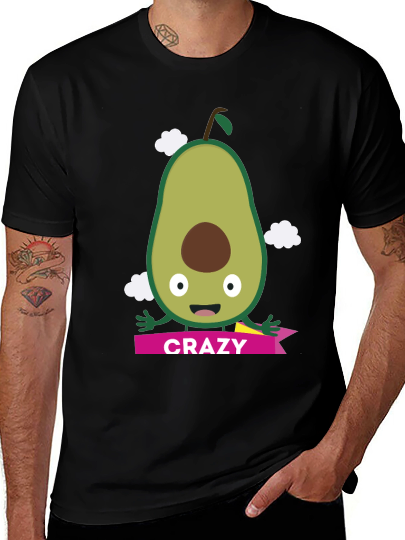 Crazy Avocado Graphic Tee - Fun & Unique T-Shirt
