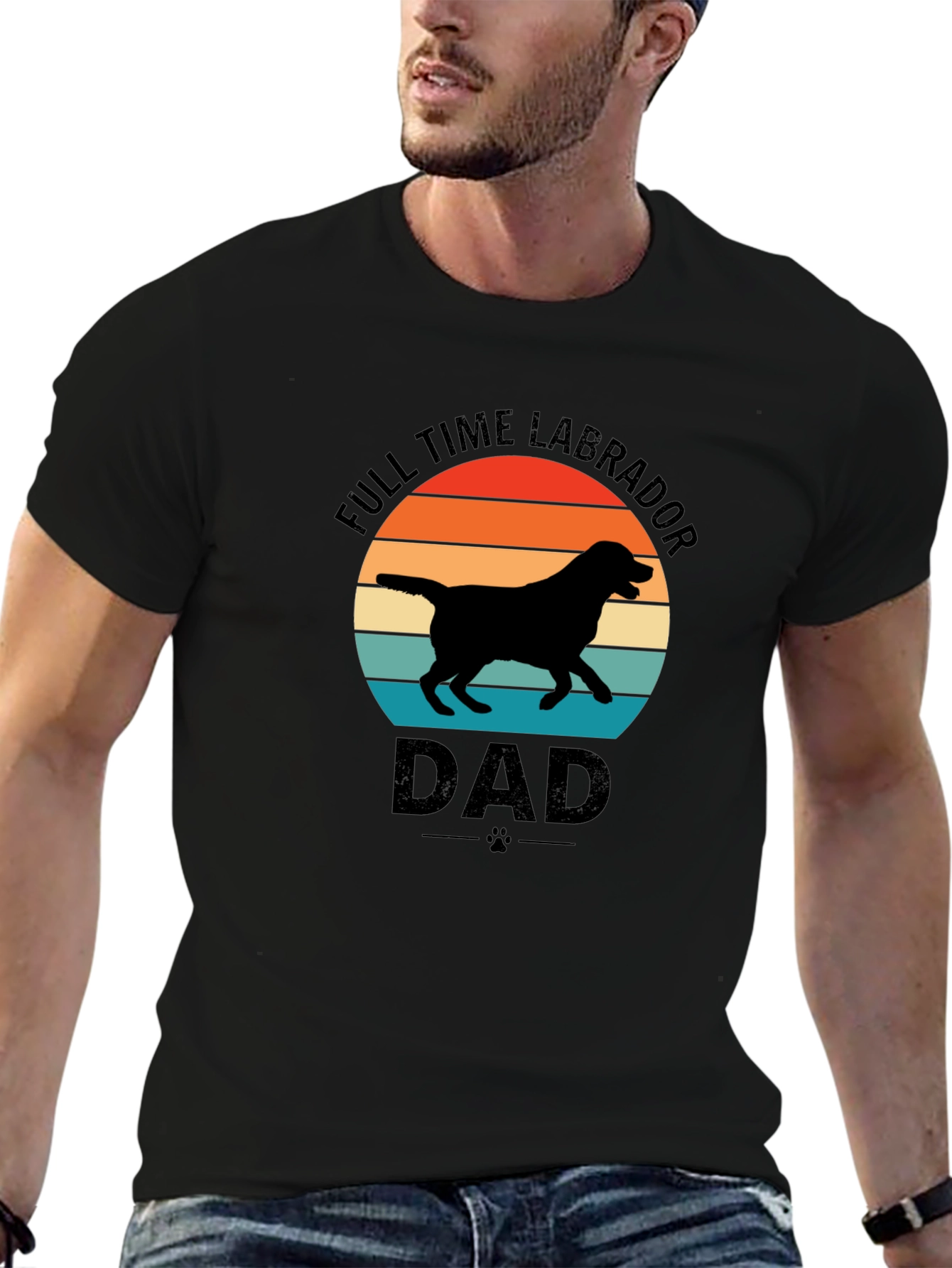 Full Time Labrador Dad T-Shirt
