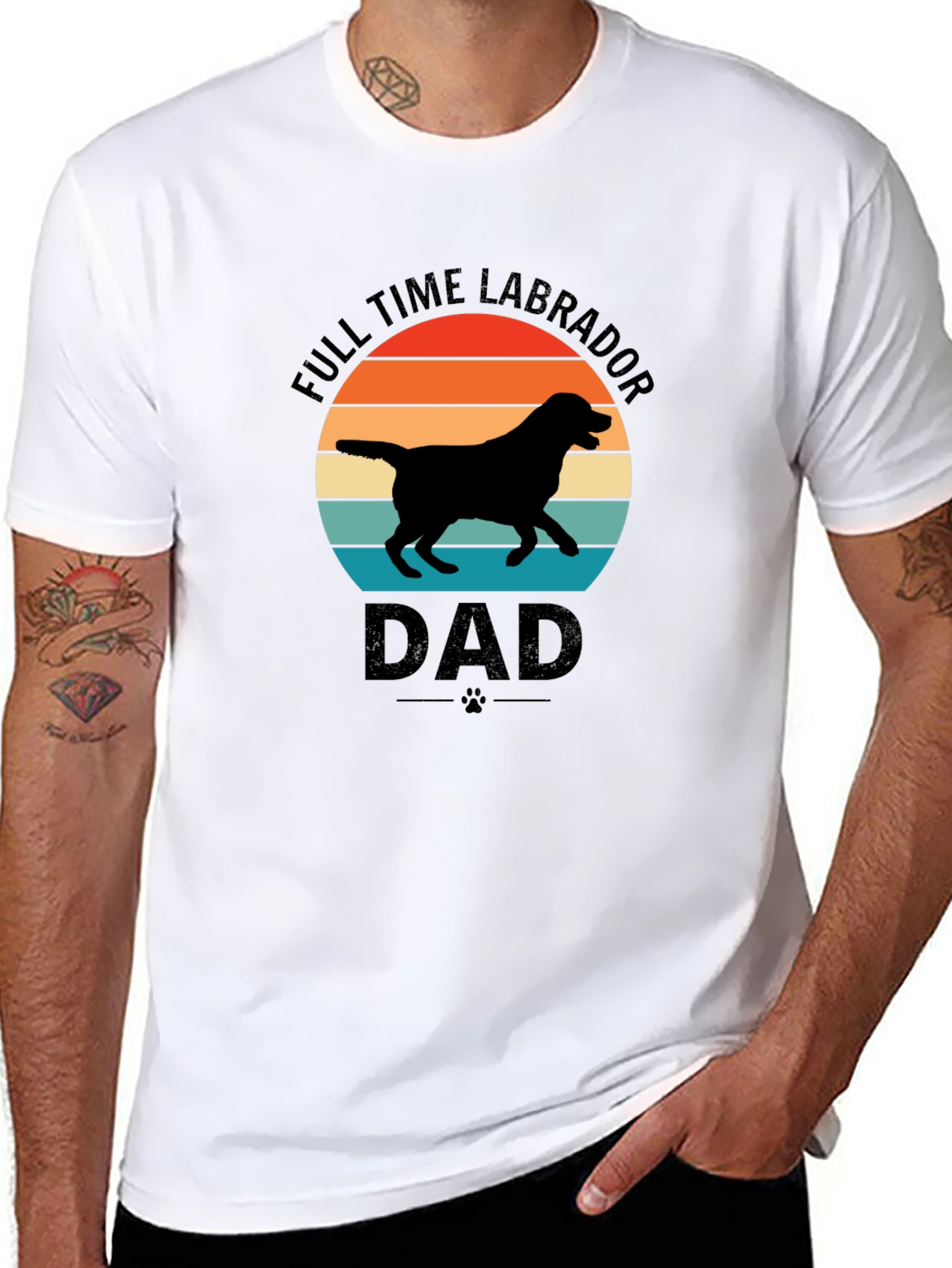 Full Time Labrador Dad T-Shirt