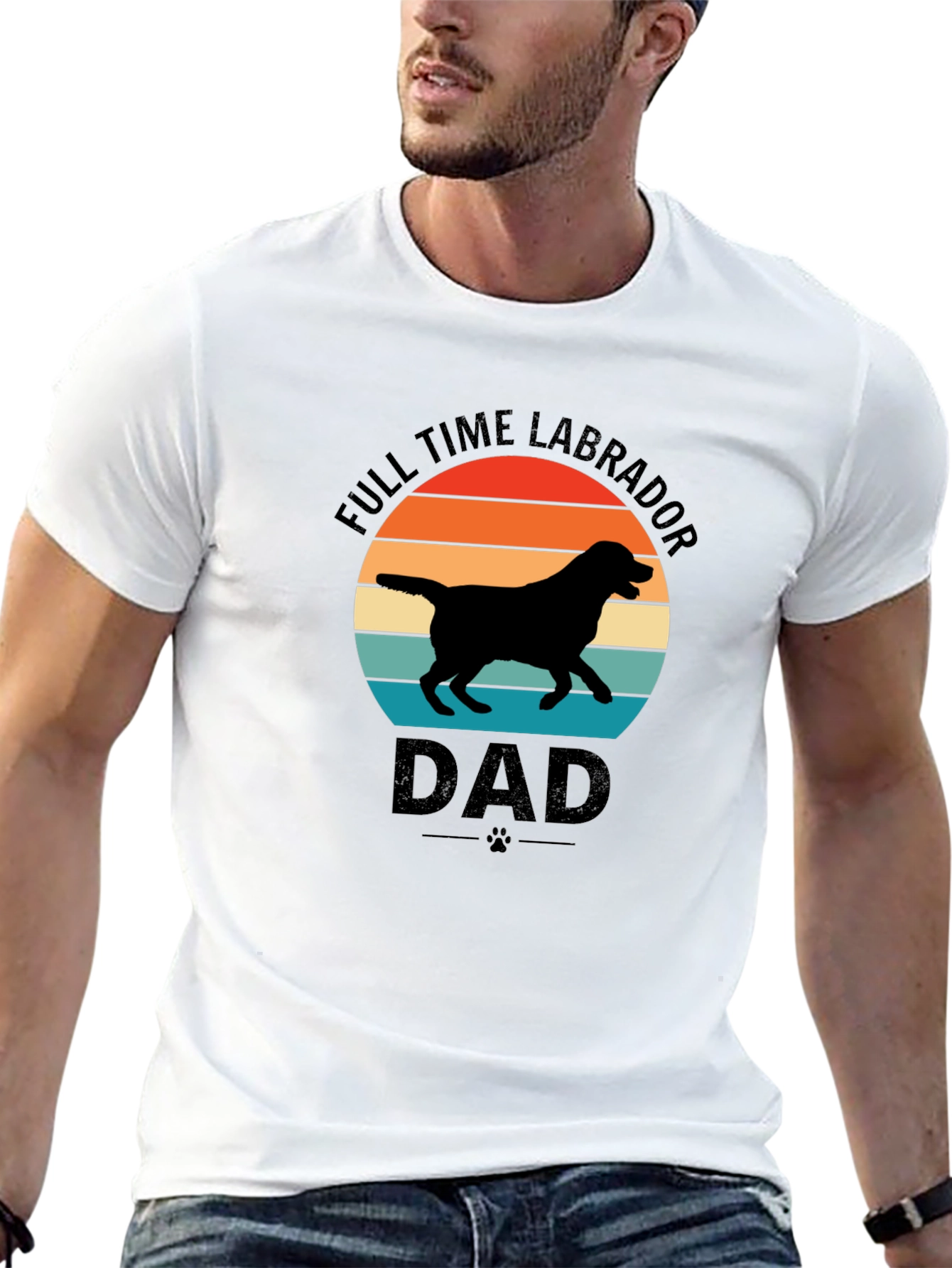 Full Time Labrador Dad T-Shirt