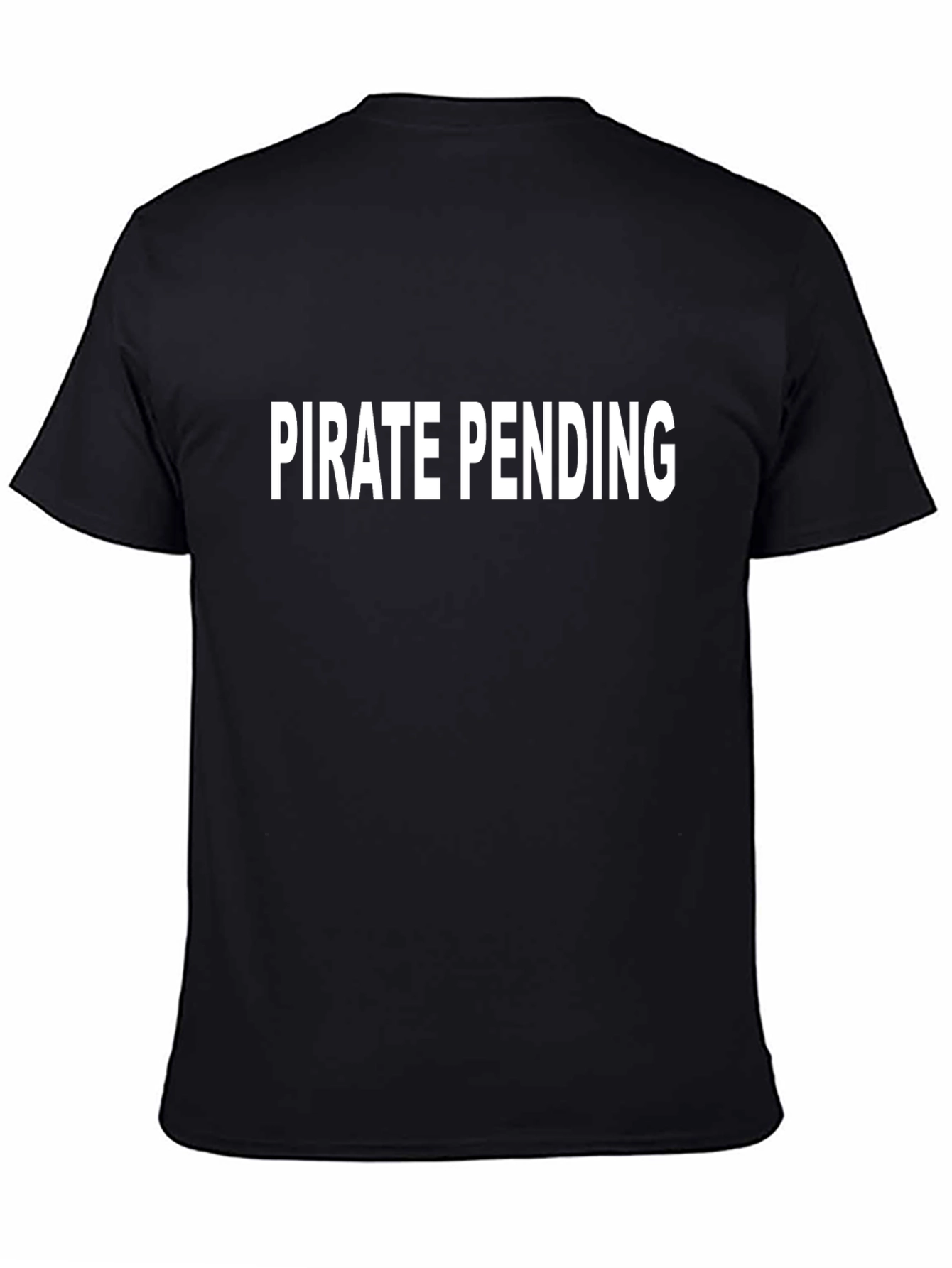 Pirate Pending Graphic T-Shirt - Black Cotton Tee