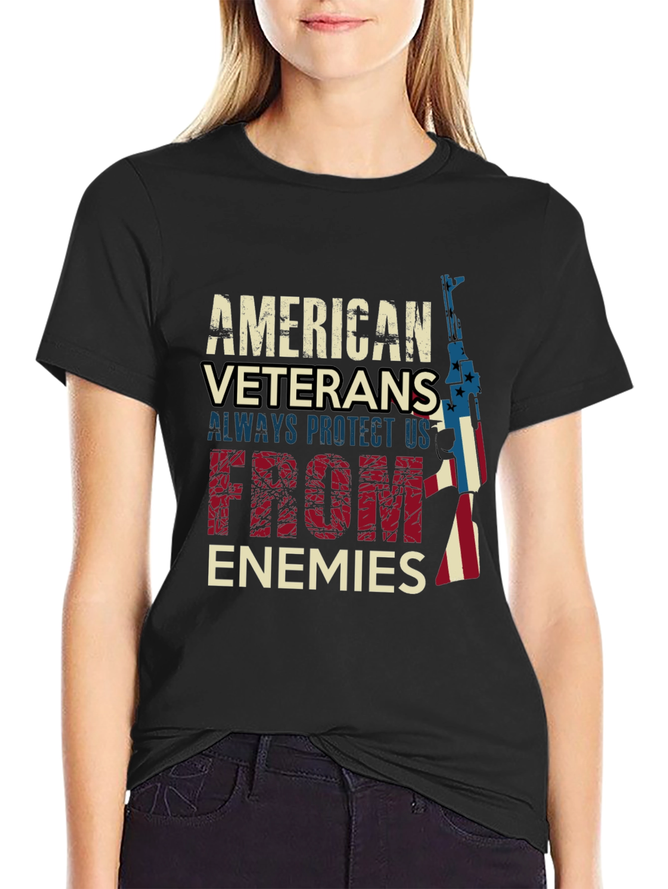 American Veteran Protect T-Shirt