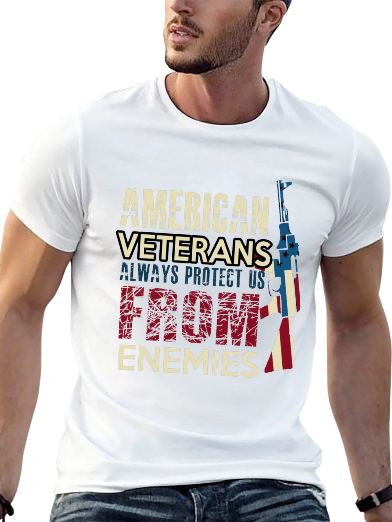American Veteran Protect T-Shirt