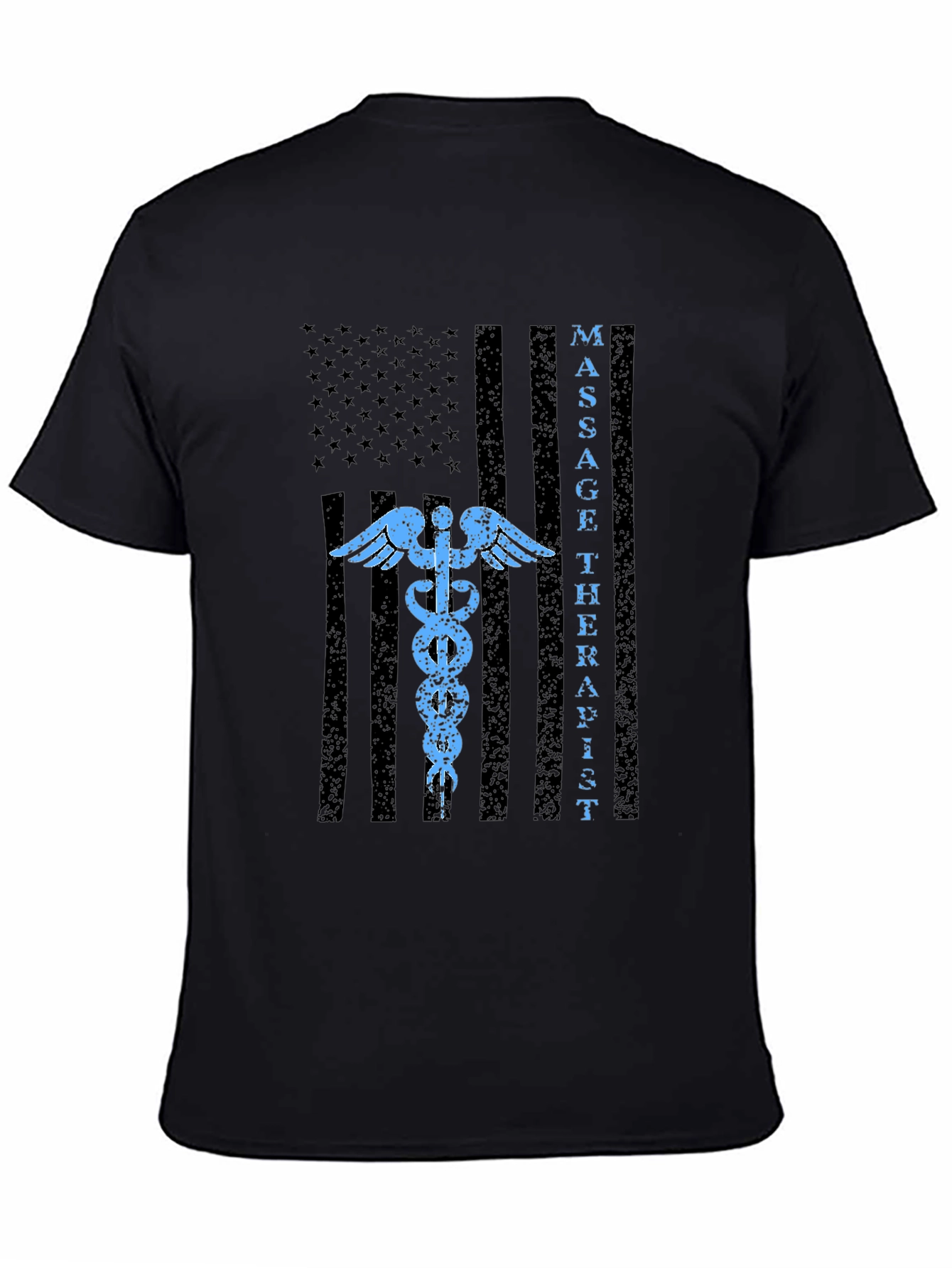 Massage Therapist American Flag T-Shirt