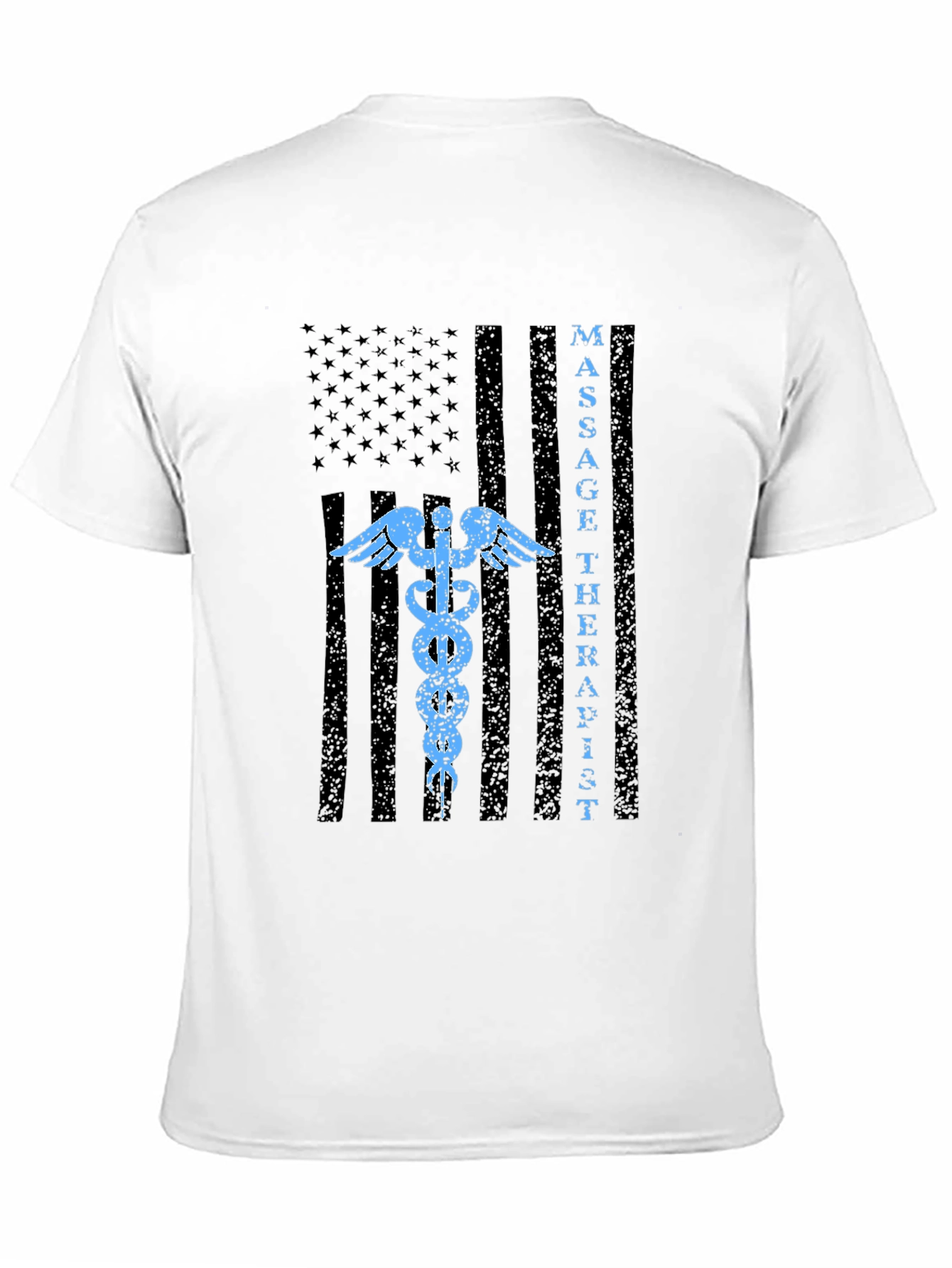 Massage Therapist American Flag T-Shirt
