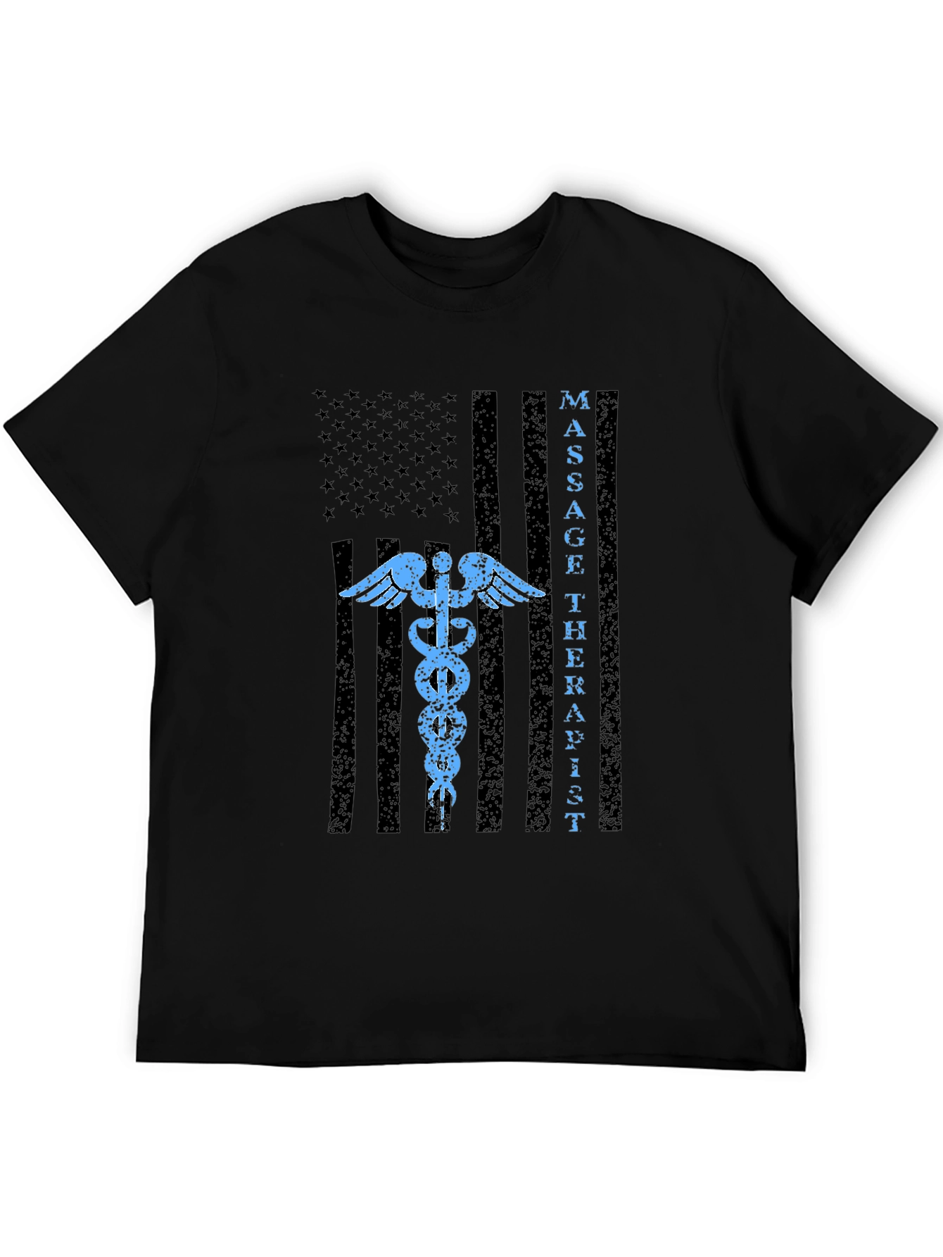 Massage Therapist American Flag T-Shirt