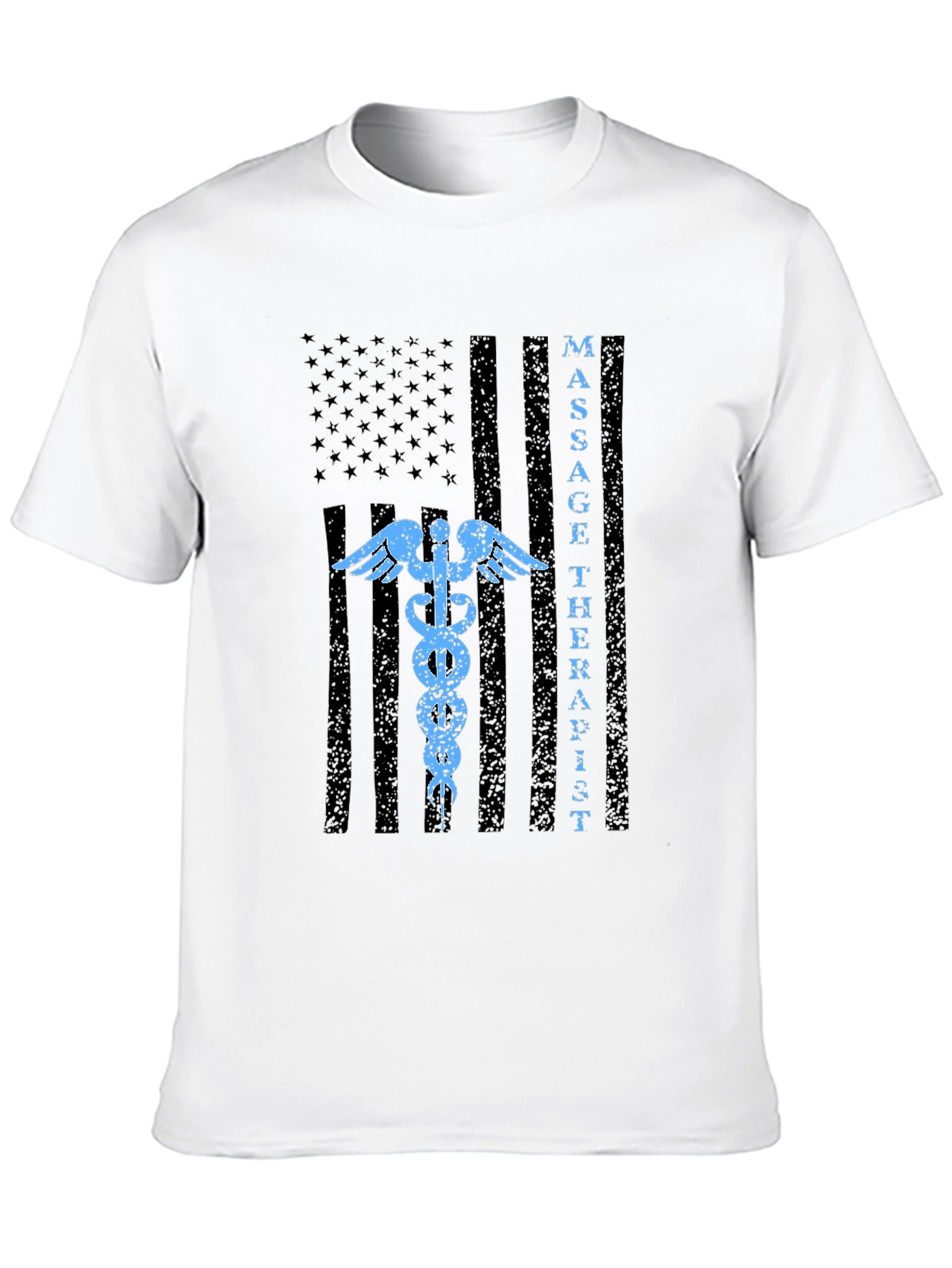 Massage Therapist American Flag T-Shirt