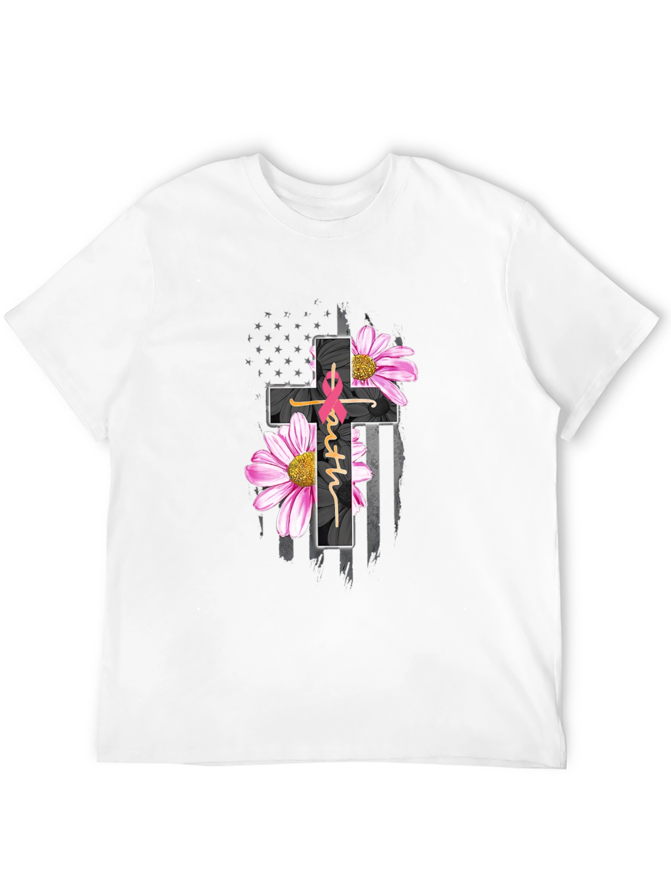 Faith Hope Love Breast Cancer Awareness T-Shirt