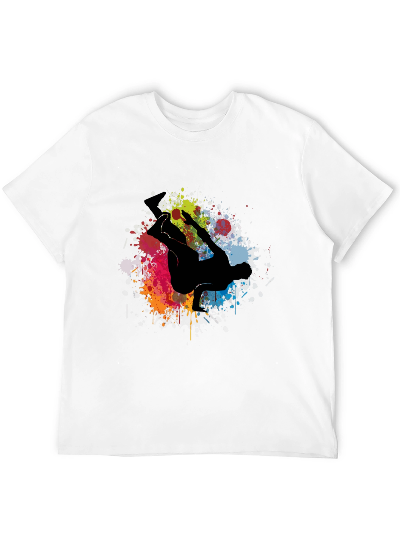 Urban Style T-Shirt with Graffiti Dancer