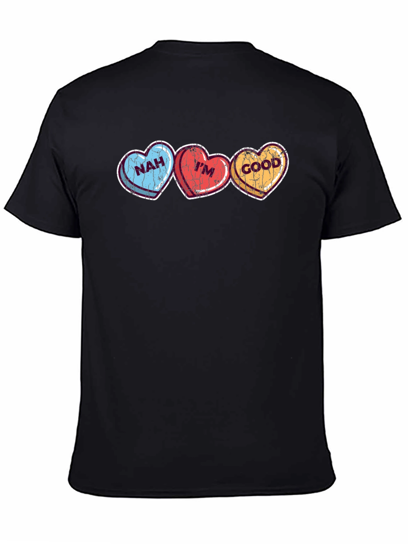 Nah Im Good Hearts Valentines Day T-Shirt
