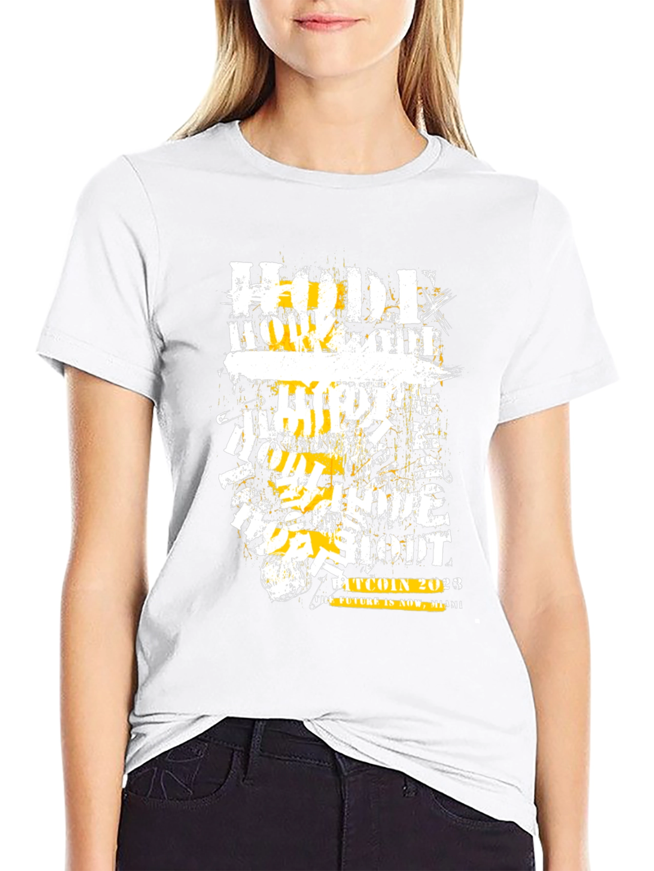HODL Bitcoin 2023 Black Graphic T-Shirt