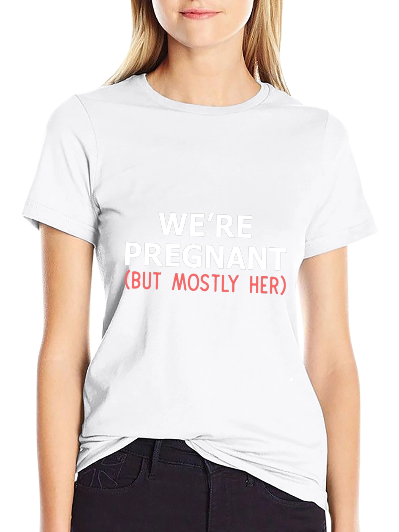 Funny Pregnancy Announcement Shirt - Were Pregnant