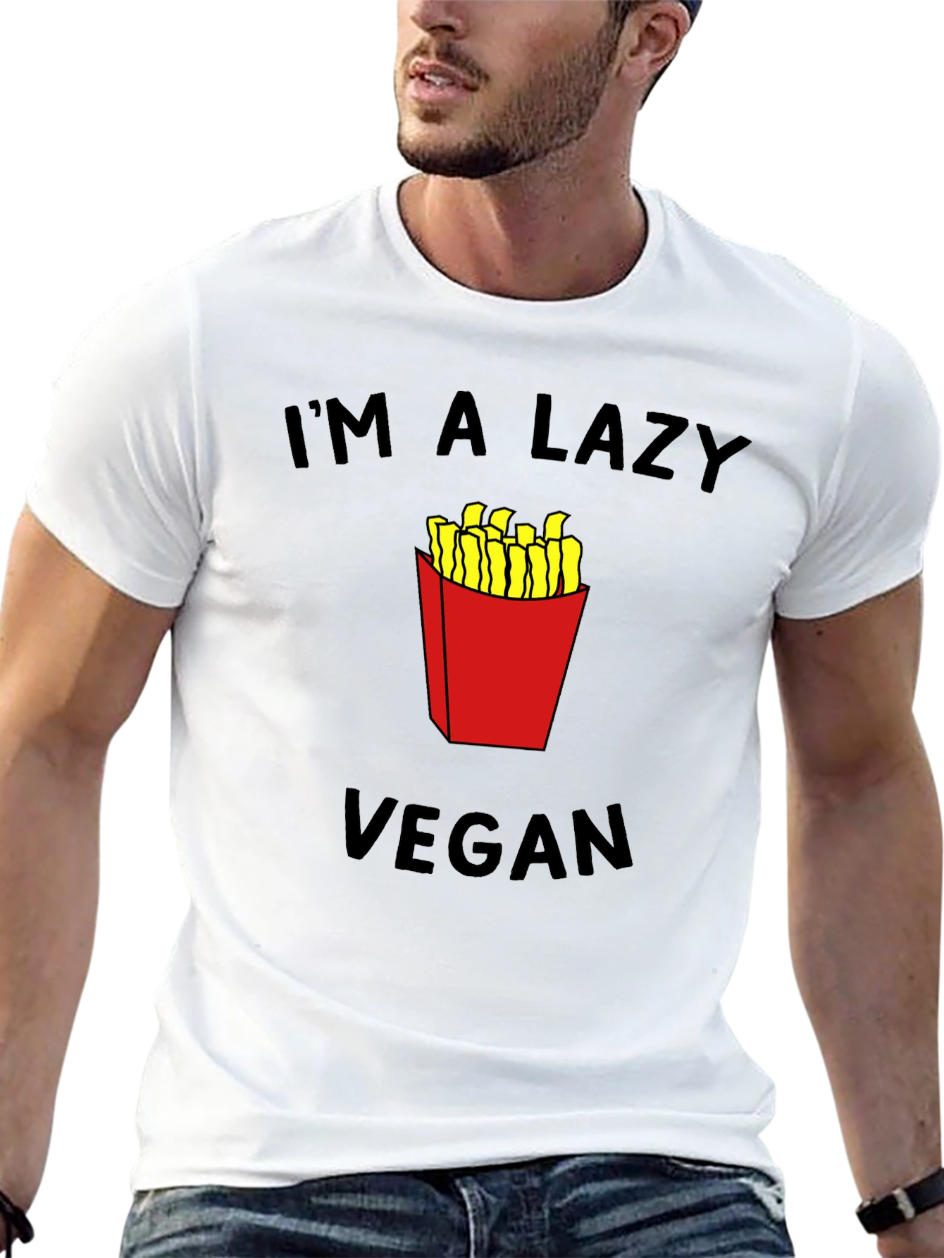 Im A Lazy Vegan T-Shirt - Unisex Graphic Tee