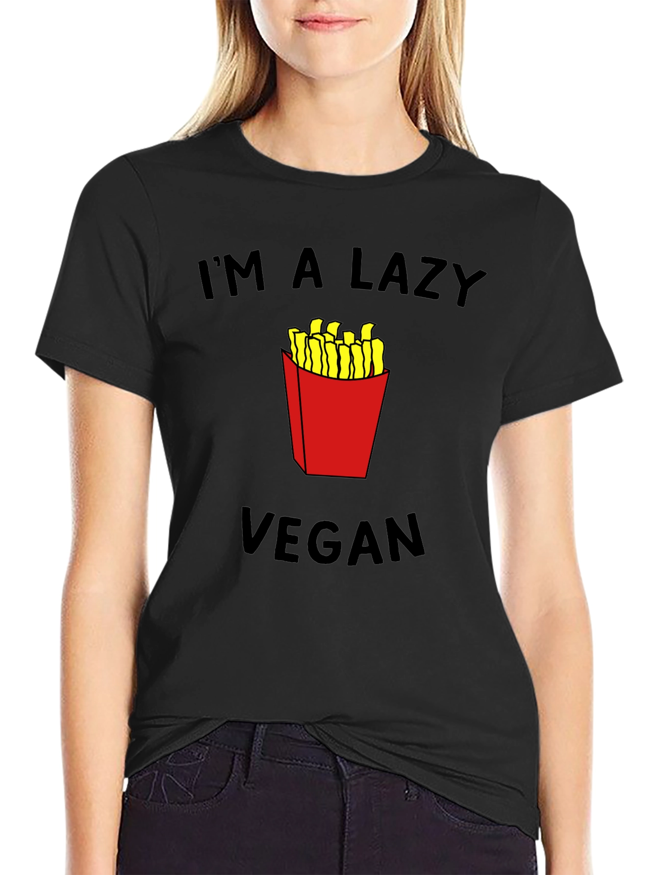 Im A Lazy Vegan T-Shirt - Unisex Graphic Tee