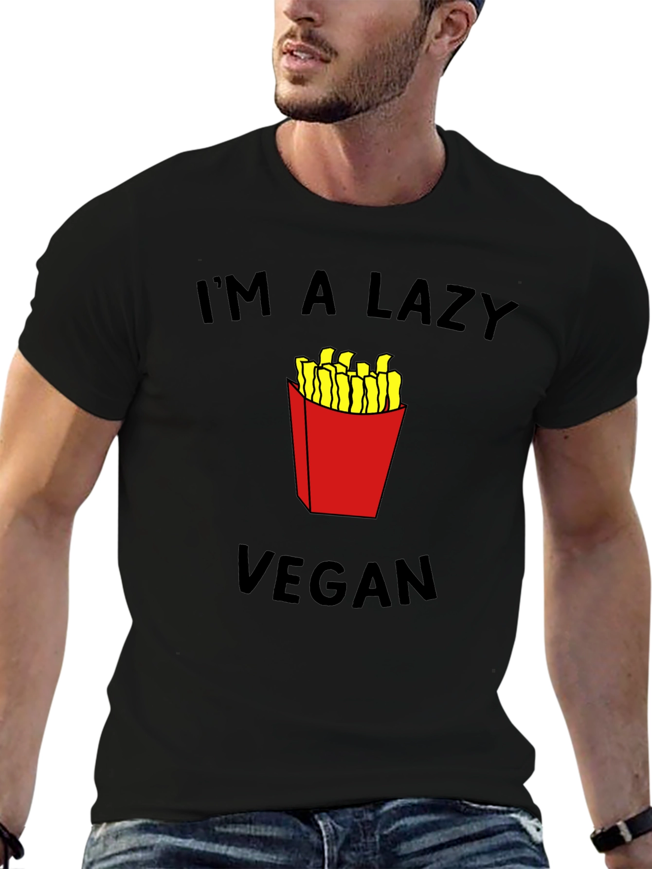 Im A Lazy Vegan T-Shirt - Unisex Graphic Tee