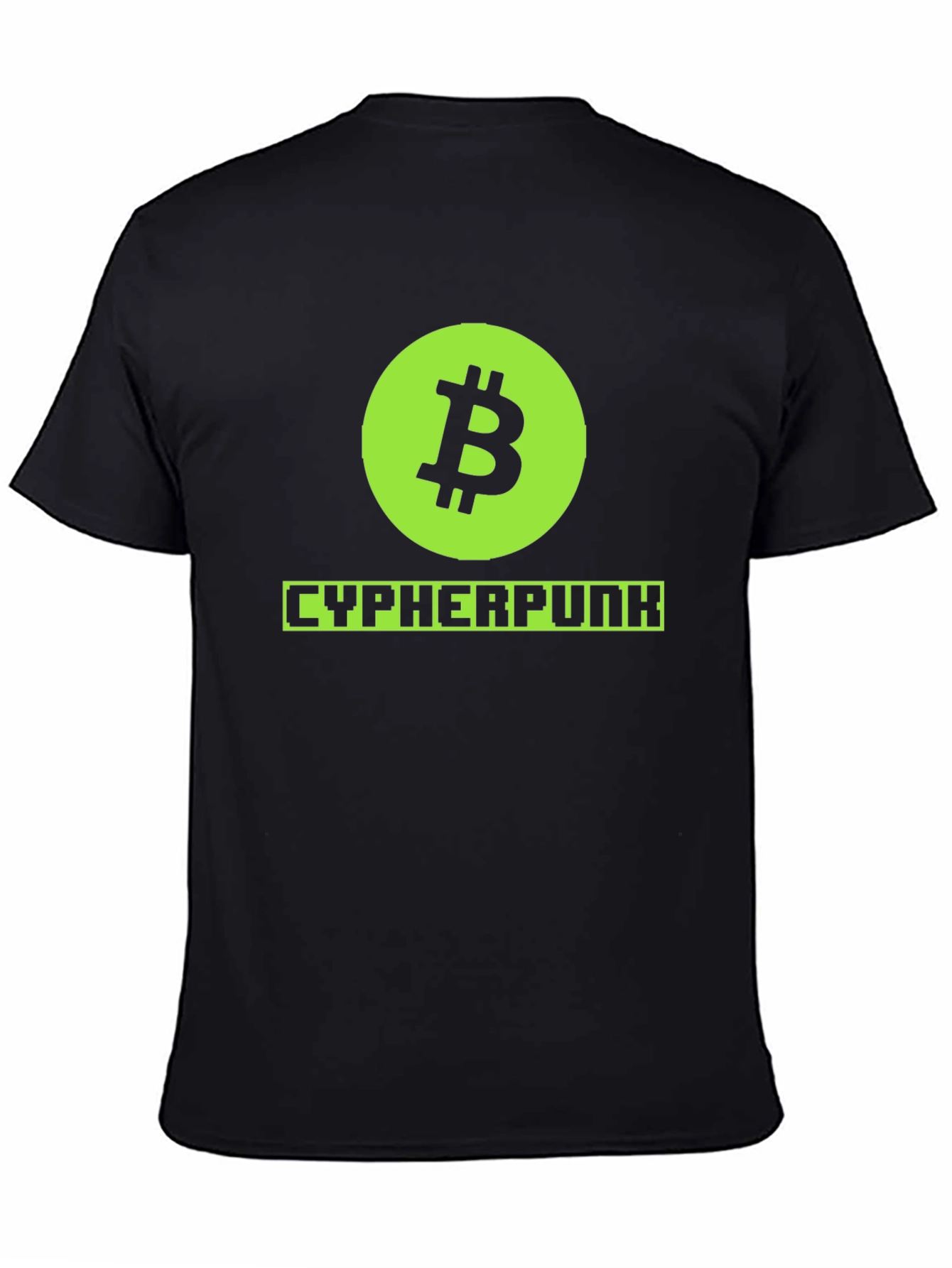Bitcoin Cypherpunk Graphic Tee - Black
