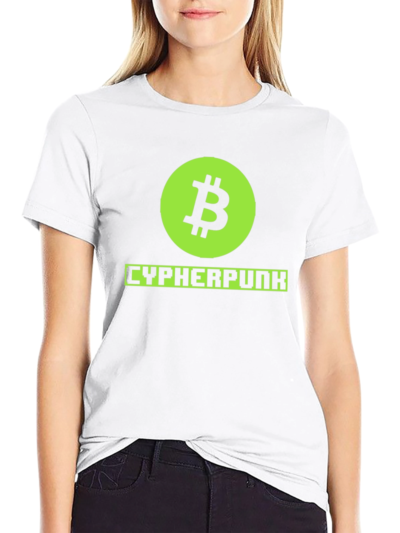 Bitcoin Cypherpunk Graphic Tee - Black