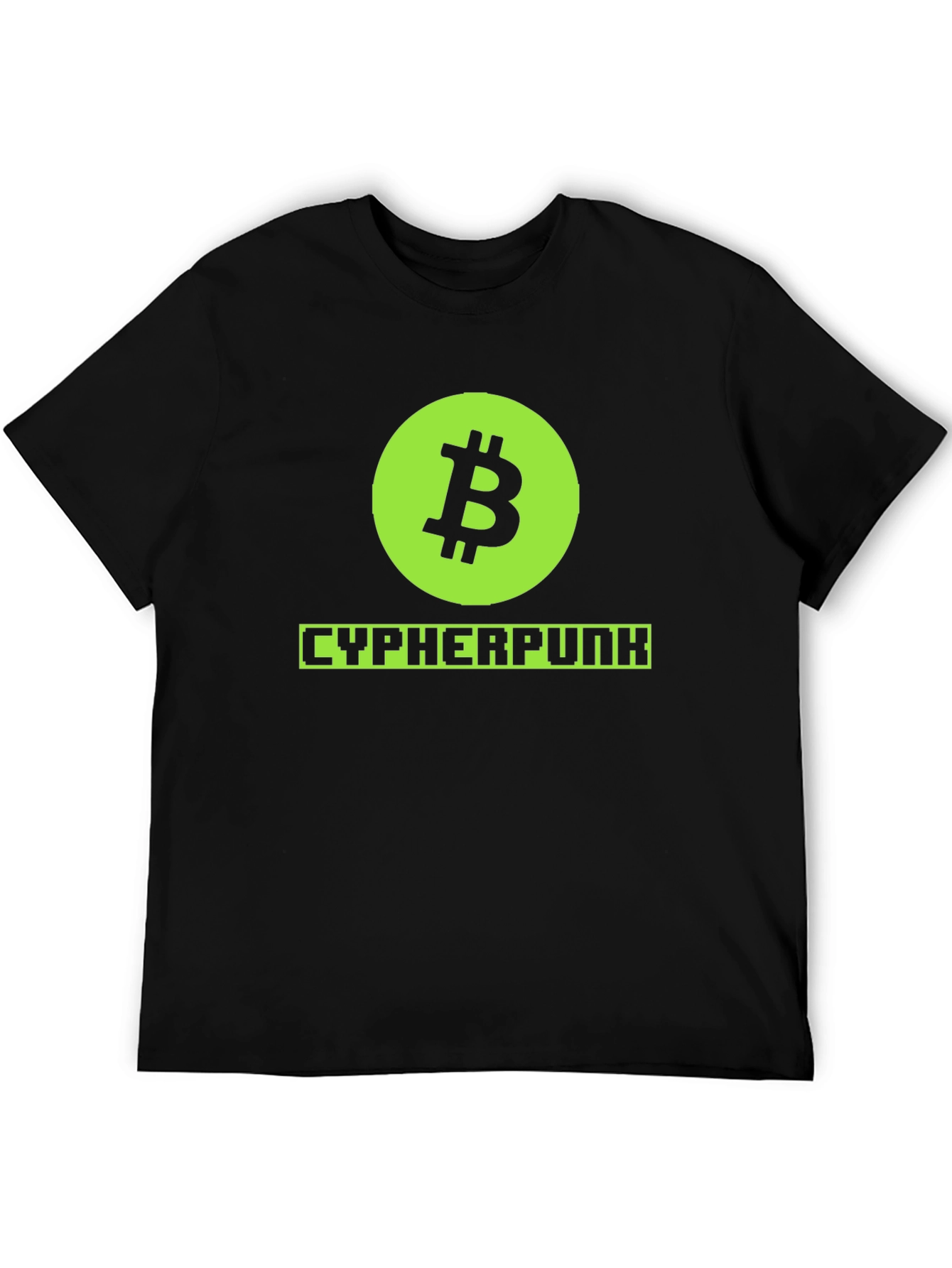 Bitcoin Cypherpunk Graphic Tee - Black