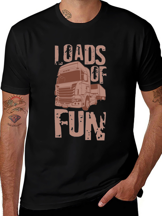 Loads of Fun Truck Graphic T-Shirt