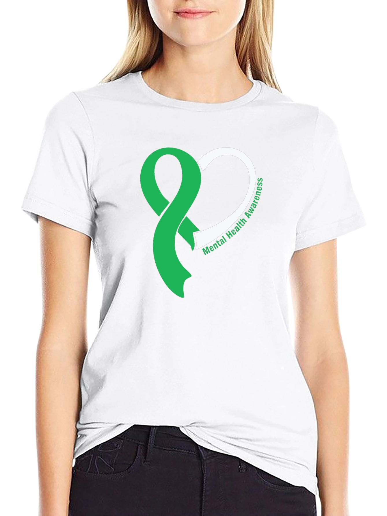 Mental Health Awareness Ribbon T-Shirt