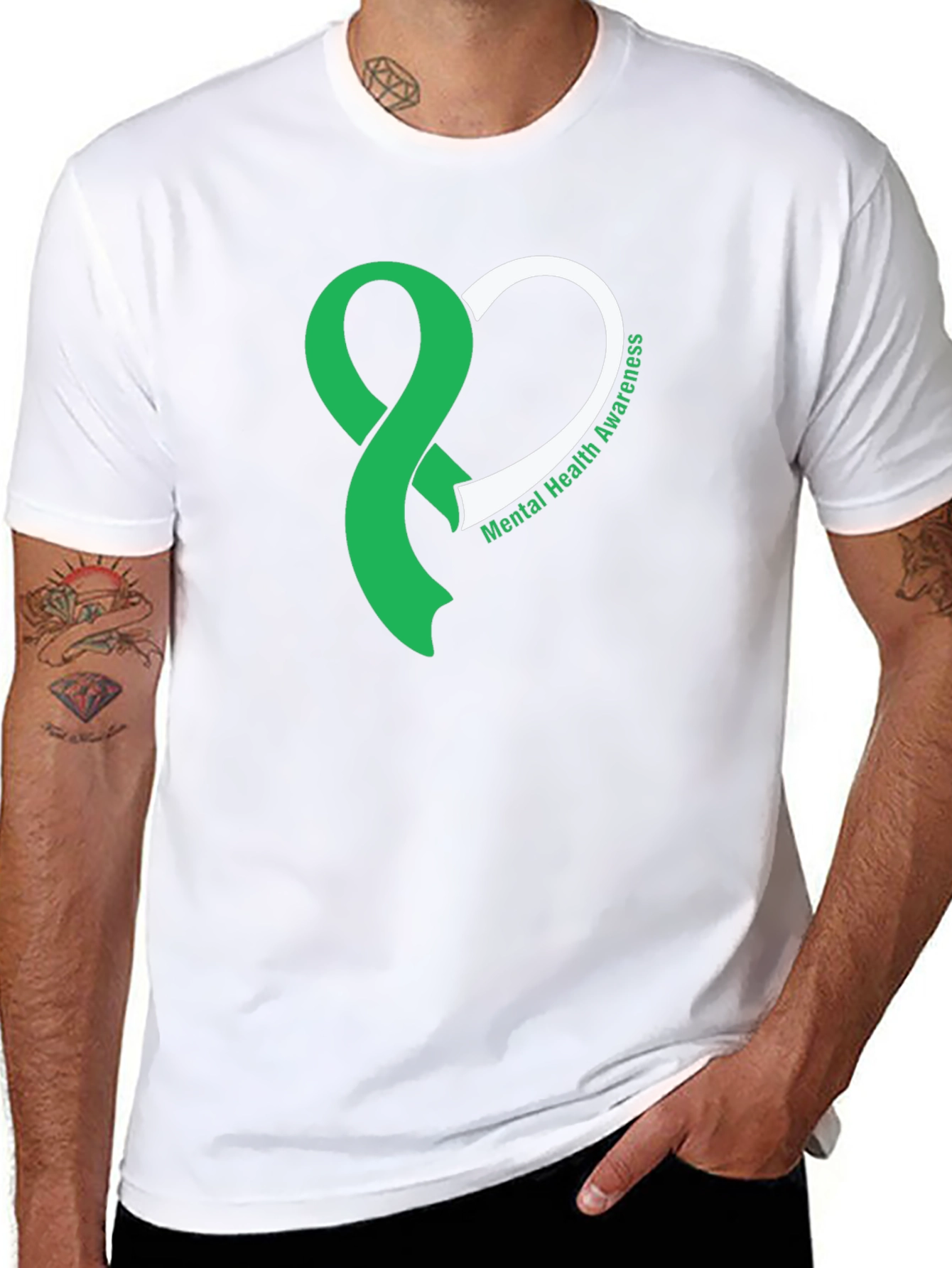 Mental Health Awareness Ribbon T-Shirt