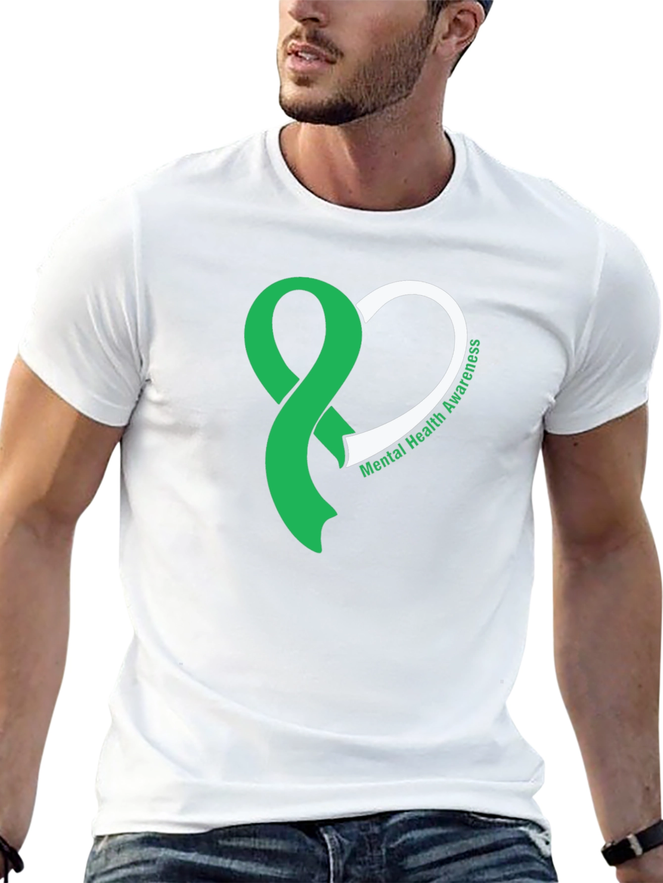 Mental Health Awareness Ribbon T-Shirt