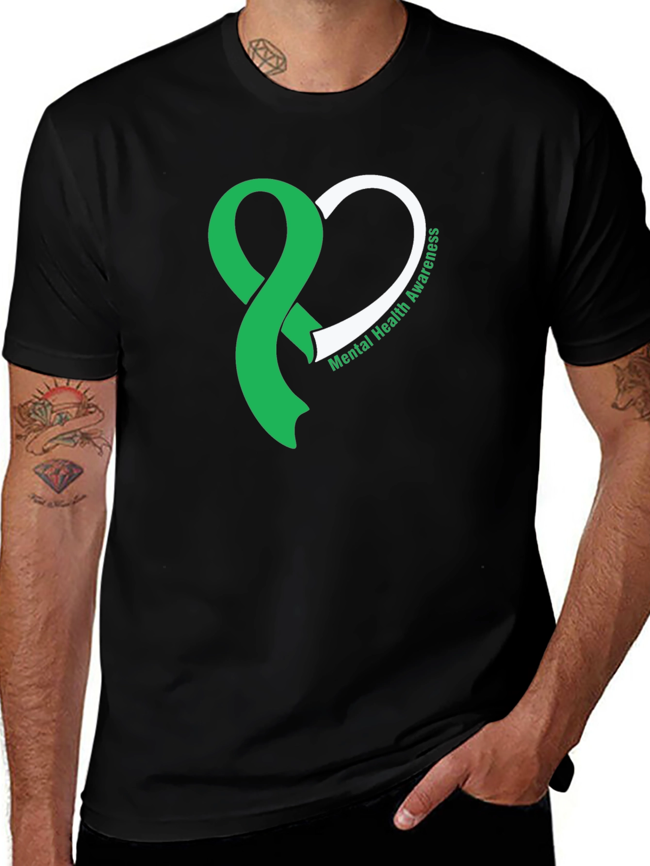 Mental Health Awareness Ribbon T-Shirt
