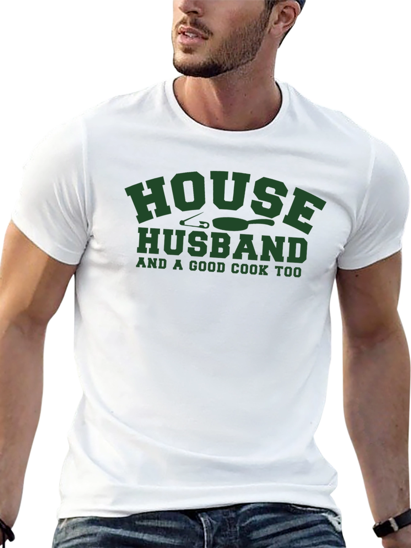 House Husband & Good Cook Graphic T-Shirt