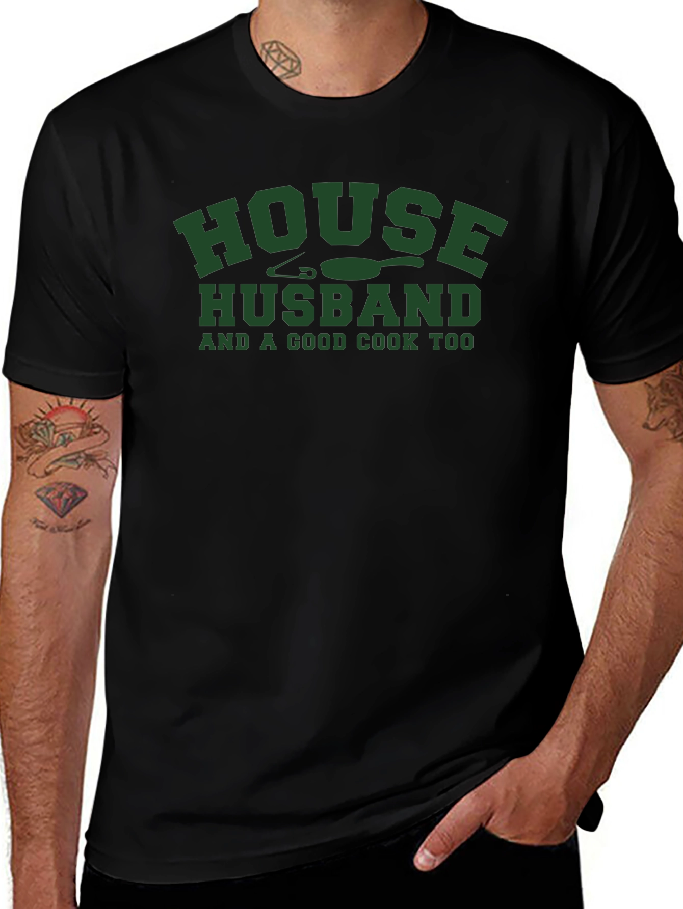 House Husband & Good Cook Graphic T-Shirt