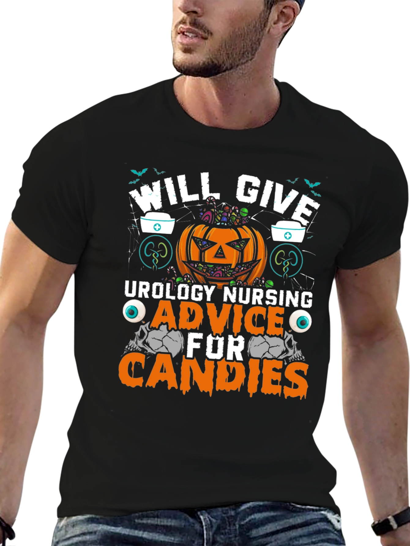 Urology Nursing Halloween Candy T-Shirt
