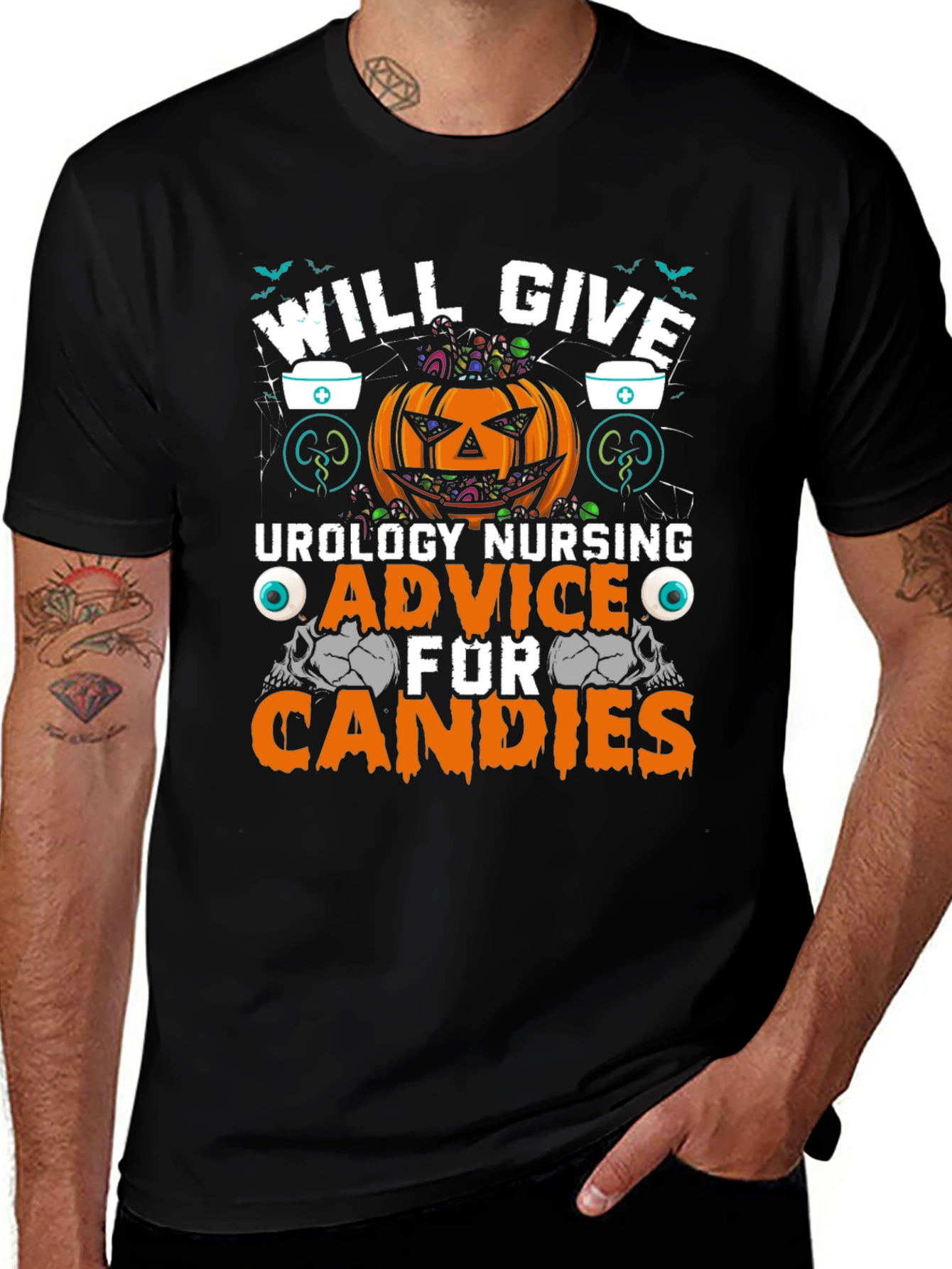 Urology Nursing Halloween Candy T-Shirt