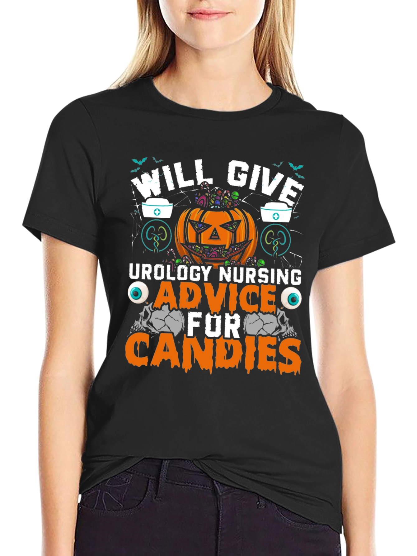 Urology Nursing Halloween Candy T-Shirt