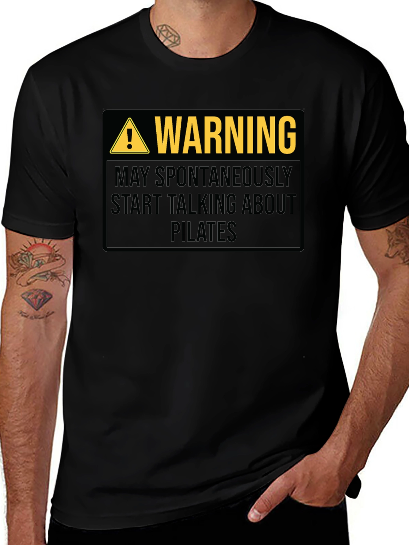 Warning: May Spontaneously Talk About Pilates T-Shirt