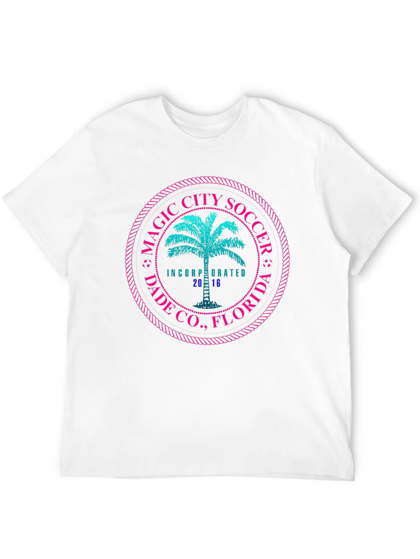 Magic City Soccer Tee - Black Graphic T-Shirt
