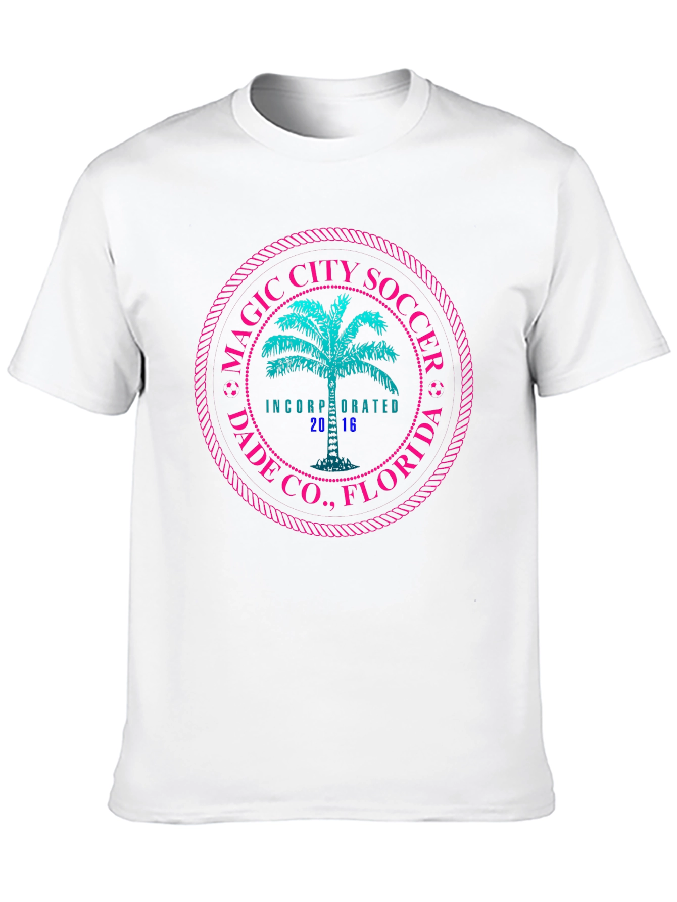 Magic City Soccer Tee - Black Graphic T-Shirt