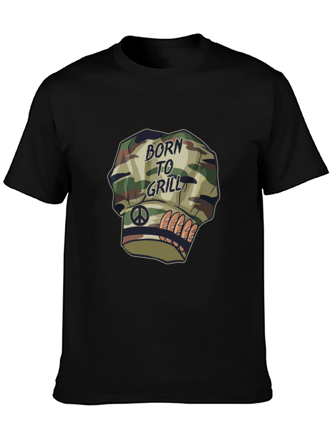 Born to Grill Chef Hat Graphic Tee