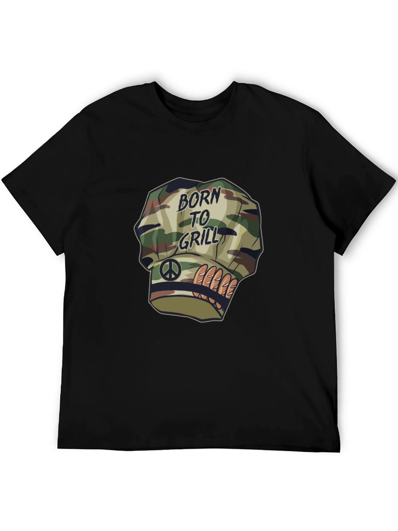 Born to Grill Chef Hat Graphic Tee