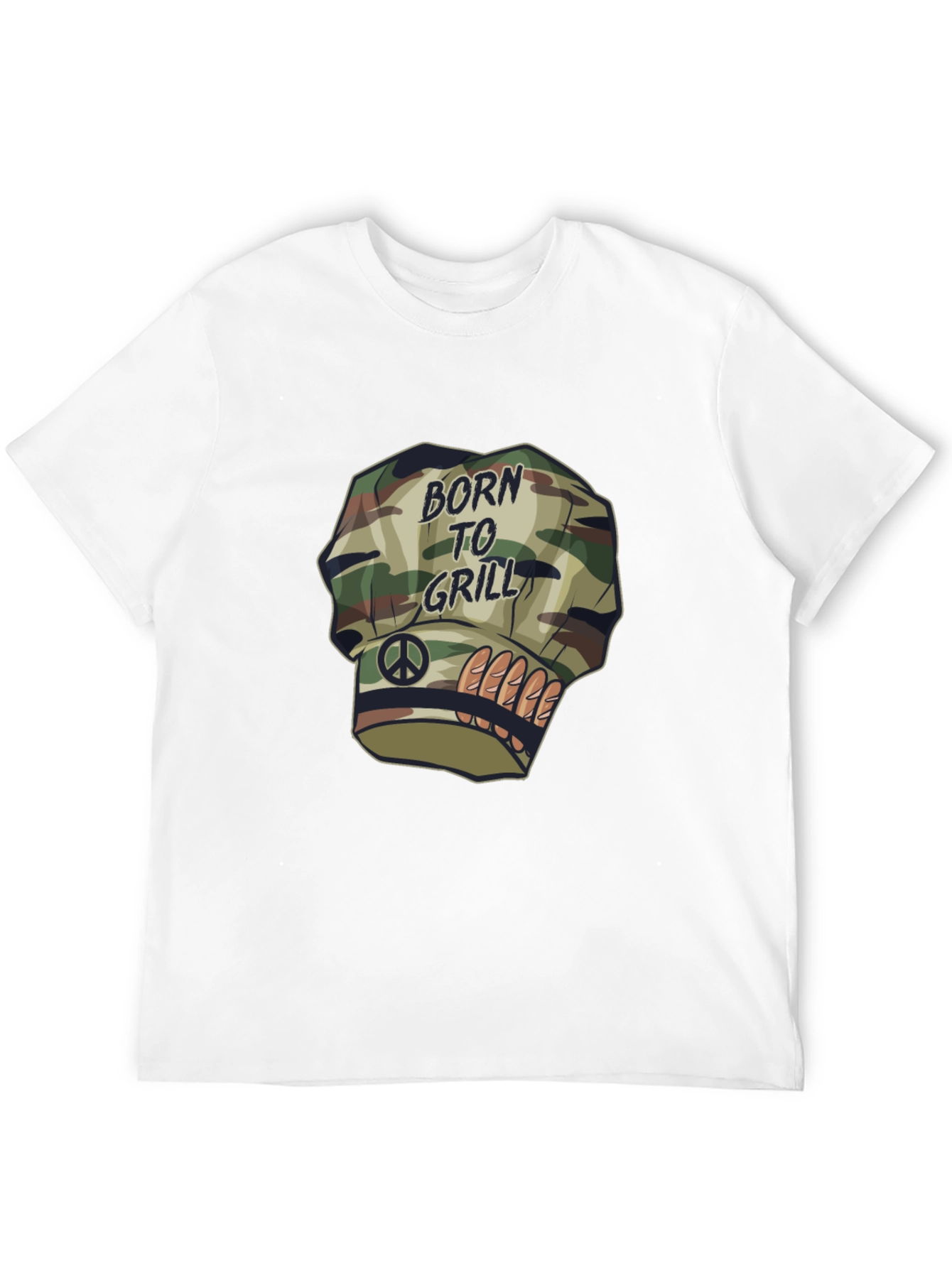 Born to Grill Chef Hat Graphic Tee
