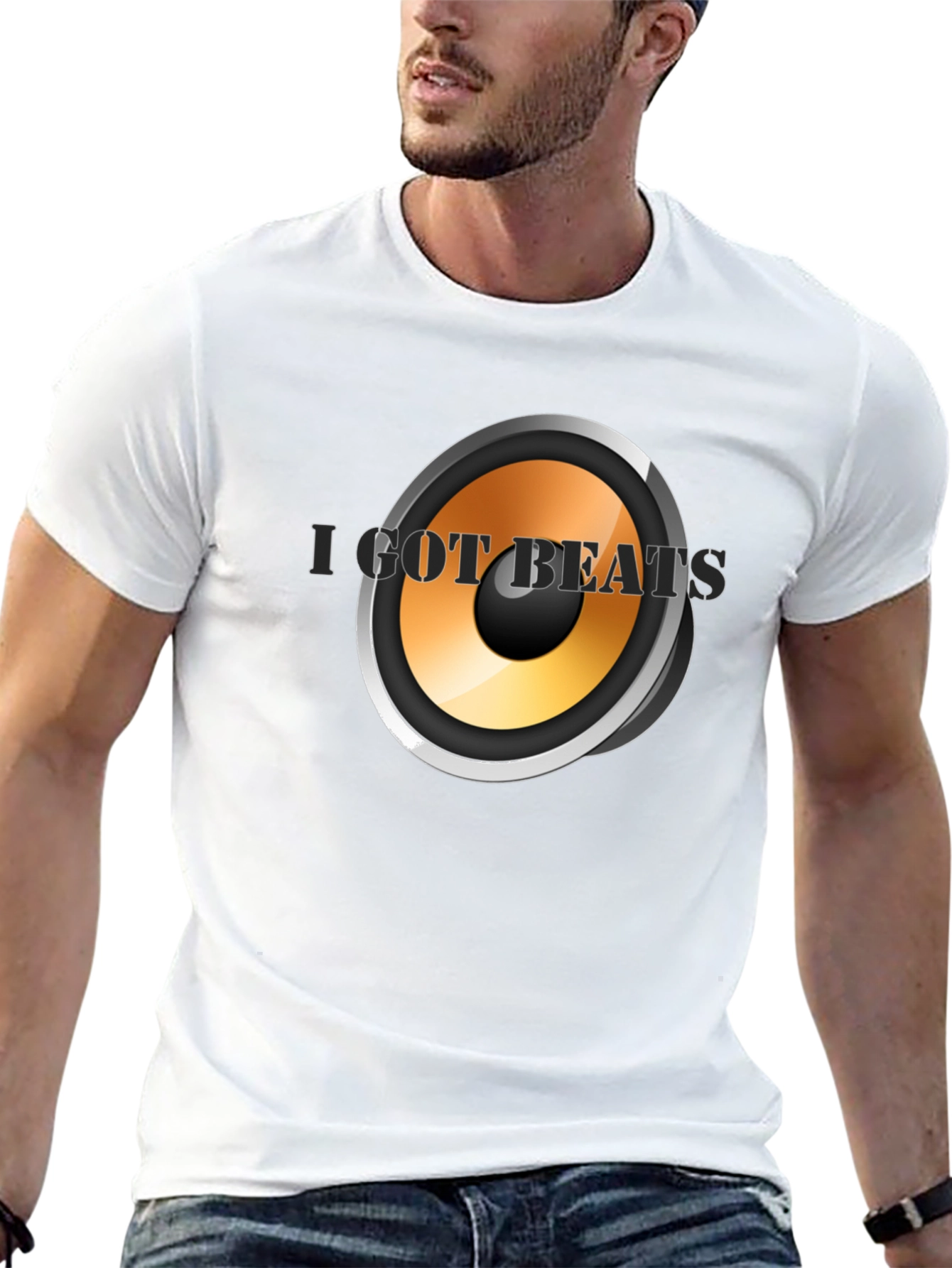 I Got Beats Black T-Shirt - Music Lover Tee