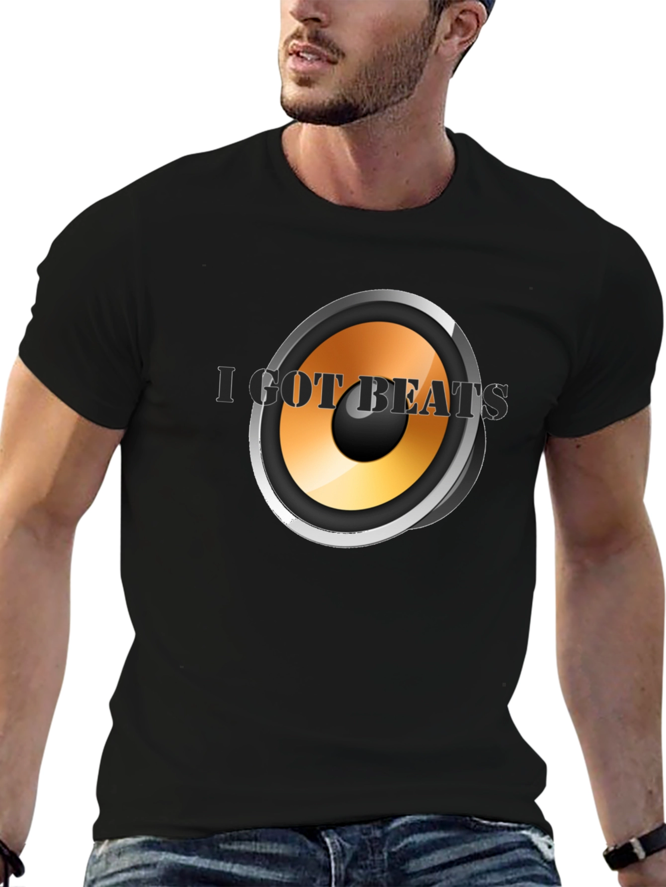 I Got Beats Black T-Shirt - Music Lover Tee