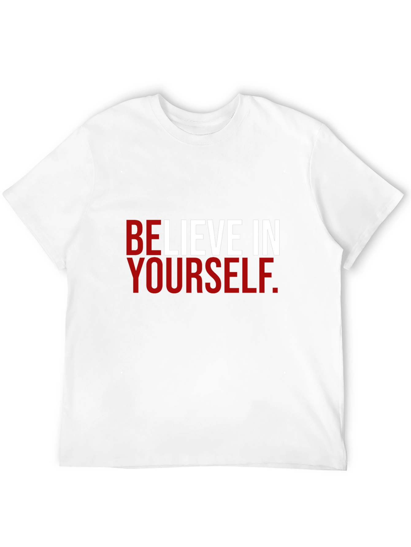 Believe in Yourself Black Graphic Tee