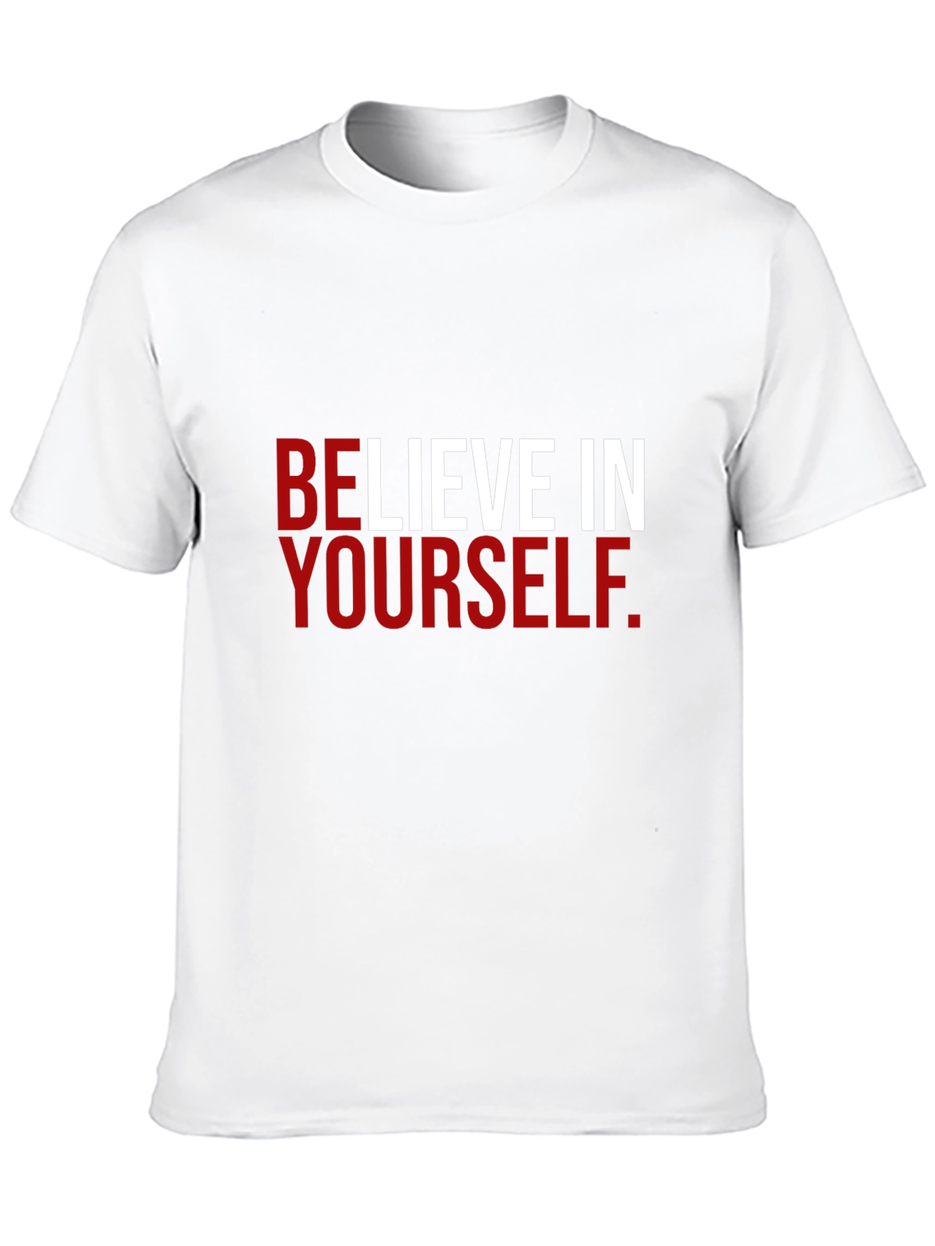 Believe in Yourself Black Graphic Tee