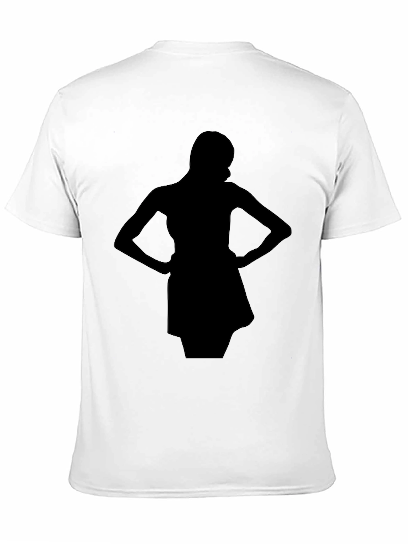 Silhouette Womans Tee - Sleek Black T-Shirt