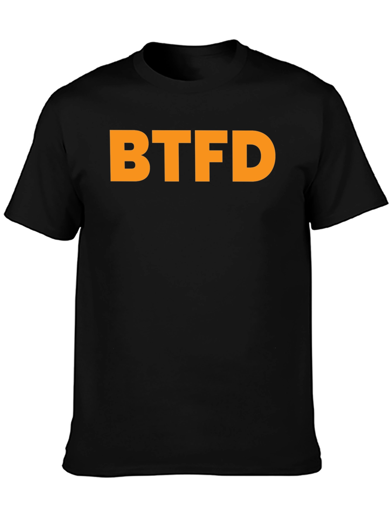 BTFD T-Shirt - Black Cotton Graphic Tee