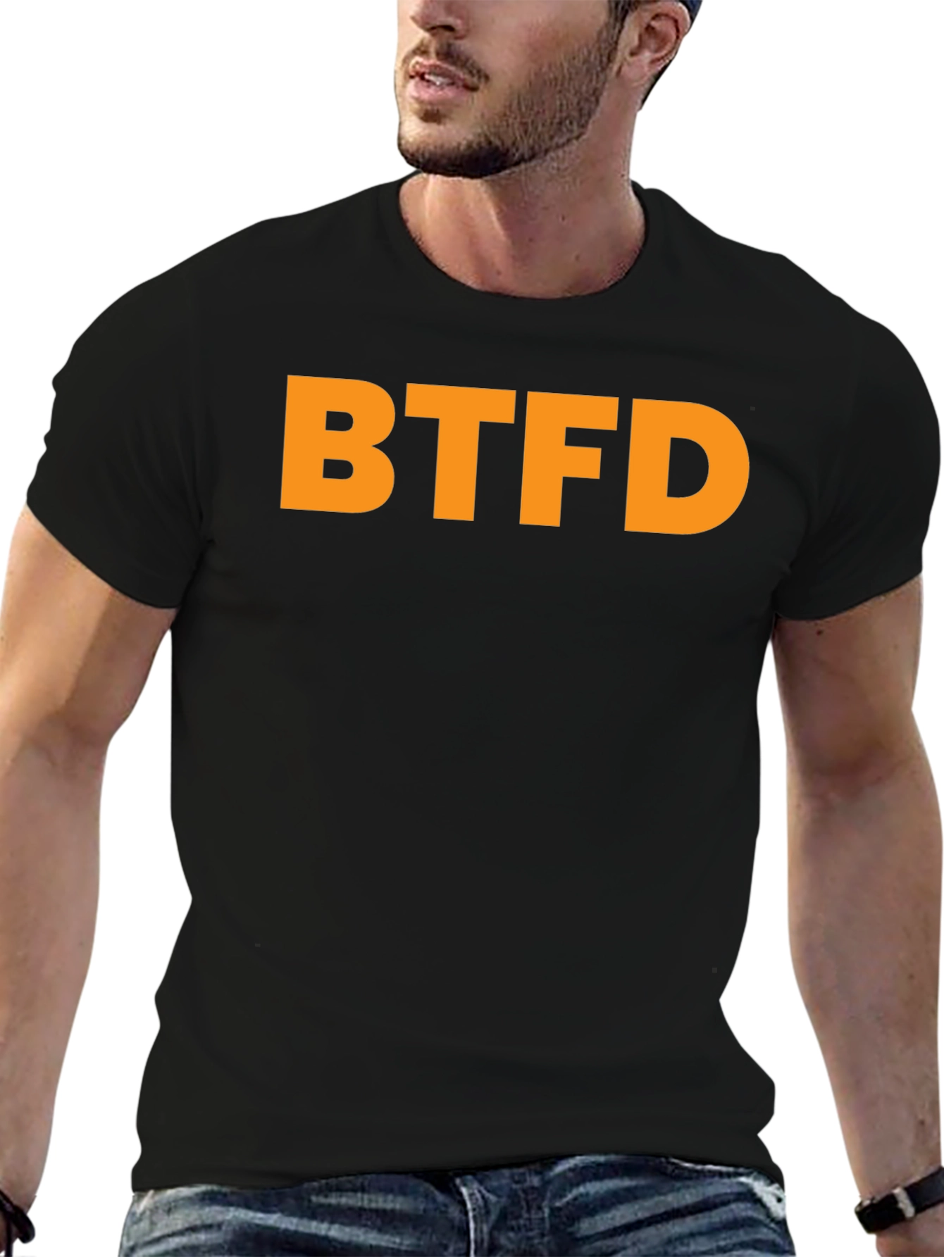 BTFD T-Shirt - Black Cotton Graphic Tee
