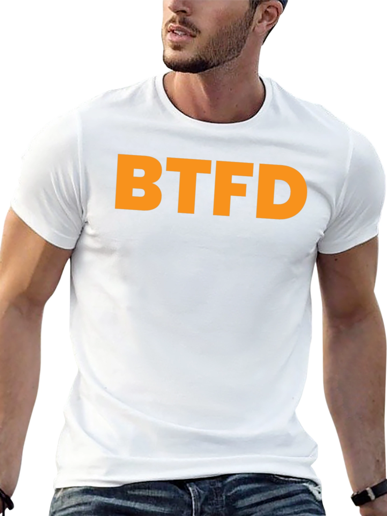 BTFD T-Shirt - Black Cotton Graphic Tee