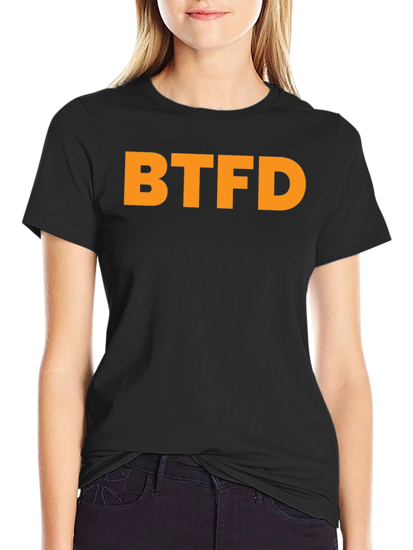 BTFD T-Shirt - Black Cotton Graphic Tee