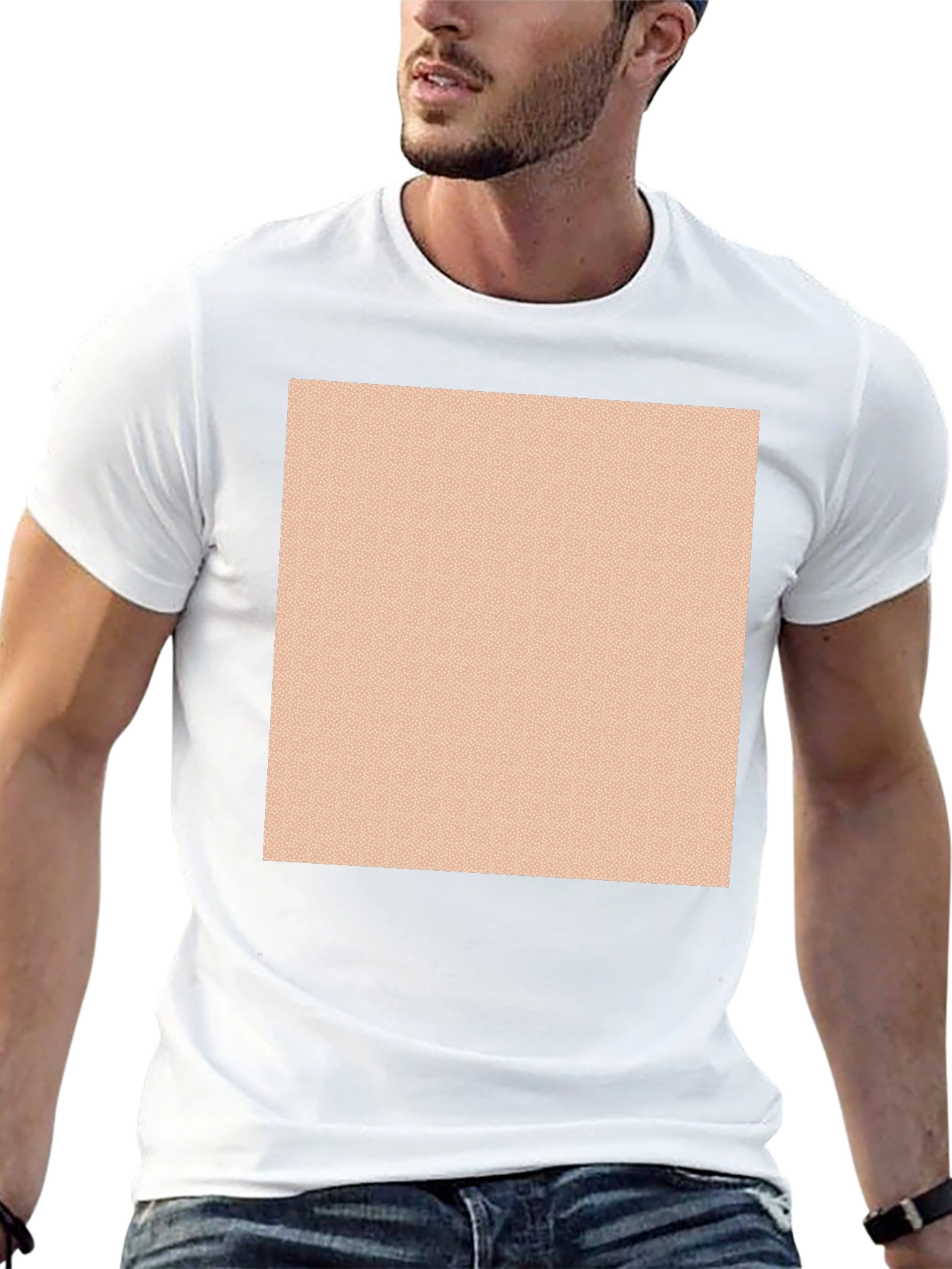 Modern Black Crew Neck T-Shirt